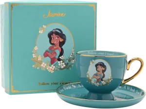 Disney Księżniczka Jaśmina – Filiżanka ze Spodkiem 200 ml (7 oz)