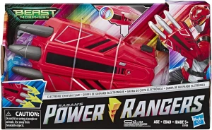 Power Rangers Beast Morphers pazury geparda z dźwiękami czerwony Ranger