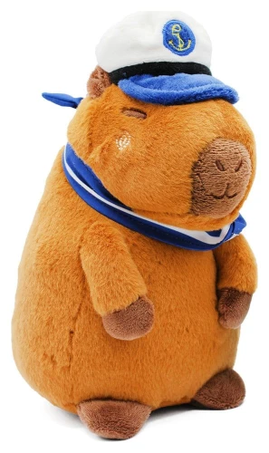 Capybara Plush Figure Capy Captain 23 cm Maskotka Pluszak Figurka