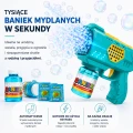 Pistolet do baniek mydlanych dla dzieci i dorosłych BAŃKI ZABAWA DLA DZIECI