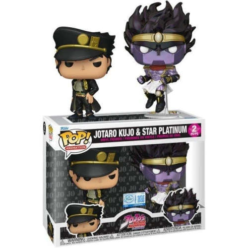 Funko POP! JoJo’s Bizarre Adventure Jotaro & Star Platinum 2-Pack (Exclusive)