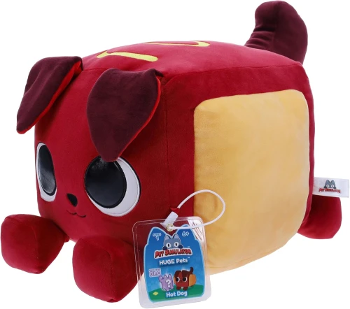 Pet Simulator Huge Pets Plush Hot 1 Dog 25x28x22cm Maskotka Pluszak