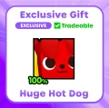 Pet Simulator Huge Pets Plush Hot 1 Dog 25x28x22cm Maskotka Pluszak