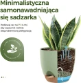 Bamworld Doniczki Samonawadniające 6 szt. Plastik z Podstawkami Doniczek