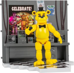 Five Nights at Freddy's Figurka 13 cm GOLDEN FREDDY with Office Stage FNAF