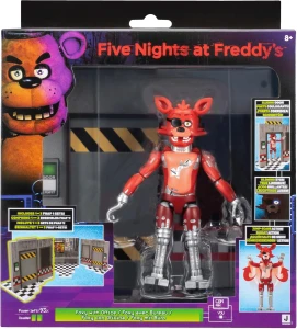 Five Nights at Freddy's Figurka 13 cm FOXY with Office Stage FNAF