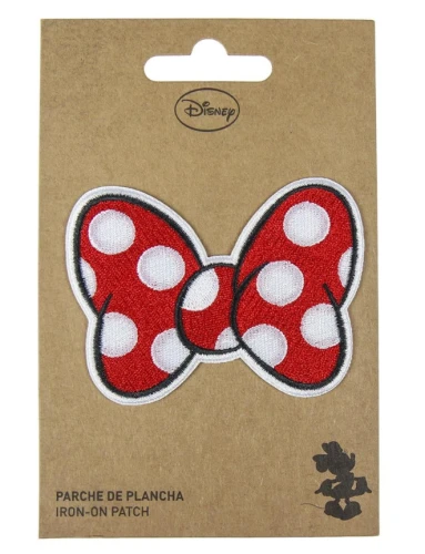 DISNEY Minnie Ribbon Iron-on Patch