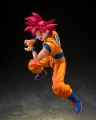 DRAGON BALL SUPER Figurka SSG Son Goku "God Aura" - Fig. S.H. Figuarts 15cm