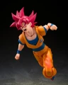 DRAGON BALL SUPER Figurka SSG Son Goku "God Aura" - Fig. S.H. Figuarts 15cm