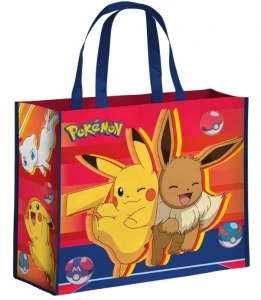 POKEMON Pikachu & Eevee Shopping Bag Torba na zakupy 40x20x45 cm