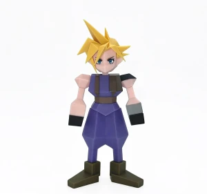 FINAL FANTASY VII Figurka Cloud Strife Polygon Soft Vinyl 15cm