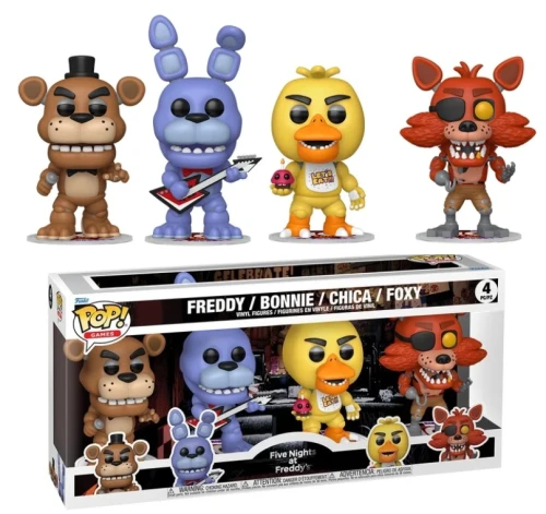Funko POP! FIVE NIGHTS AT FREDDY'S 4PK FOXY FREDDY CHICA BONNIE