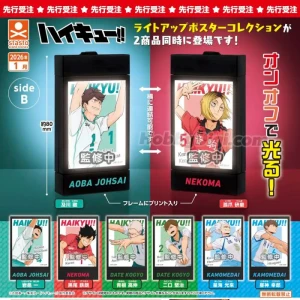 GASHAPON - HAIKYU Light up Poster side B jedna kapsuła figurka capsule 68mm