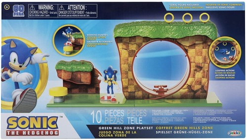 SONIC GREEN HILL ZESTAW FIGURKA JAKKS ORYGINALNY