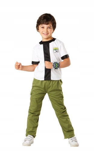 BEN 10 KOSTIUM 3-4 104 PRZEBRANIE RUBIE'S ZEGAREK