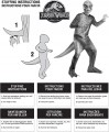 Jurassic World 5-7 Kostium Maska Park Velociraptor