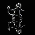 POKEMON 25 ROCZNIA SILVER CHARMANDER FIGURKA