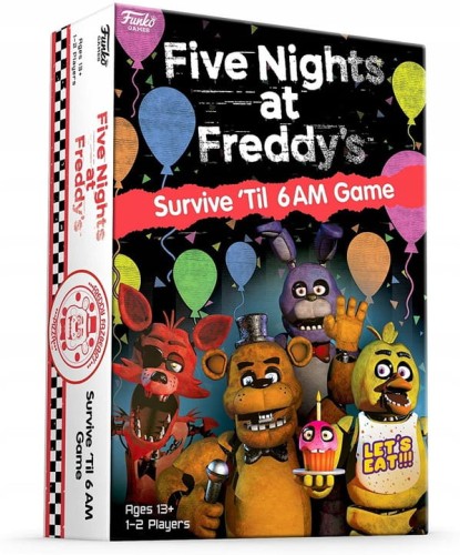 Five Nights at Freddy's Gra Planszowa Funko FNAF polska instrukcja