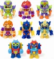8x SUPER ZINGS THINGS ROBOT POWERBOT CAŁA SERIA